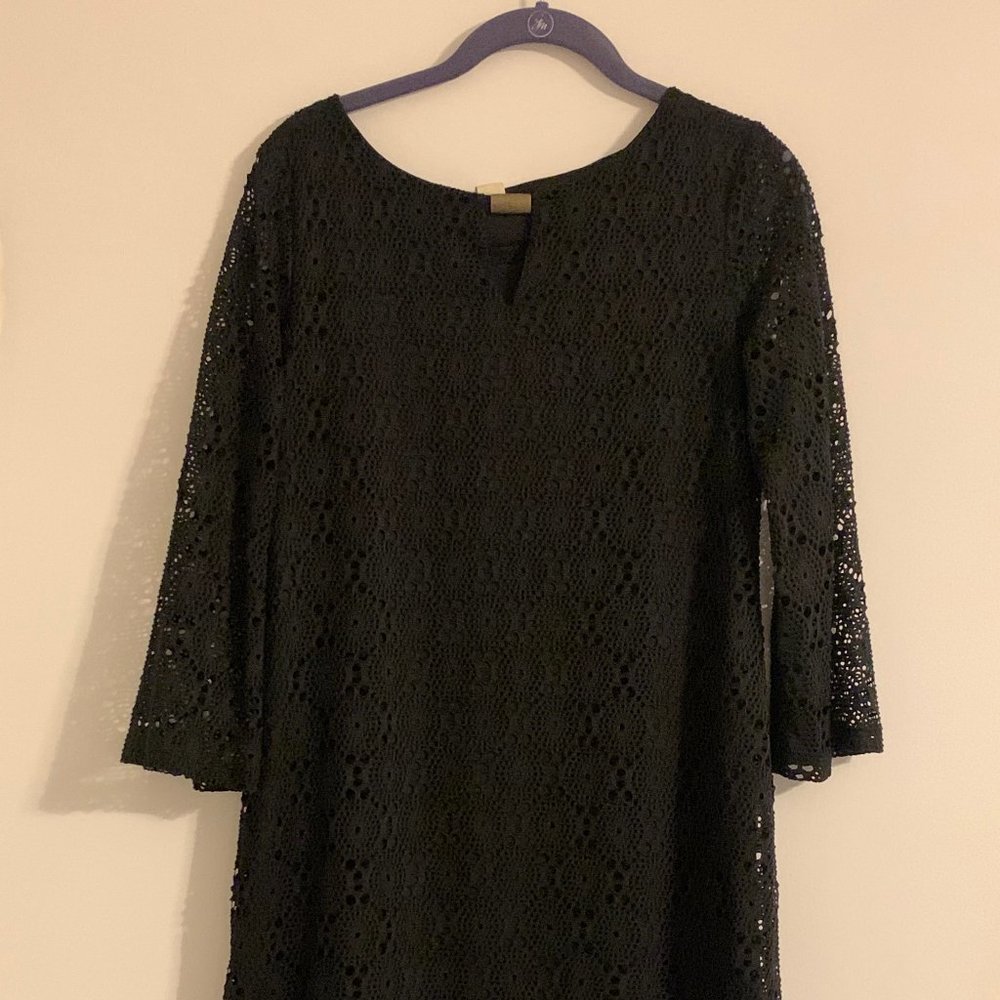 Emma & Michele: Medium Black Lace Dress